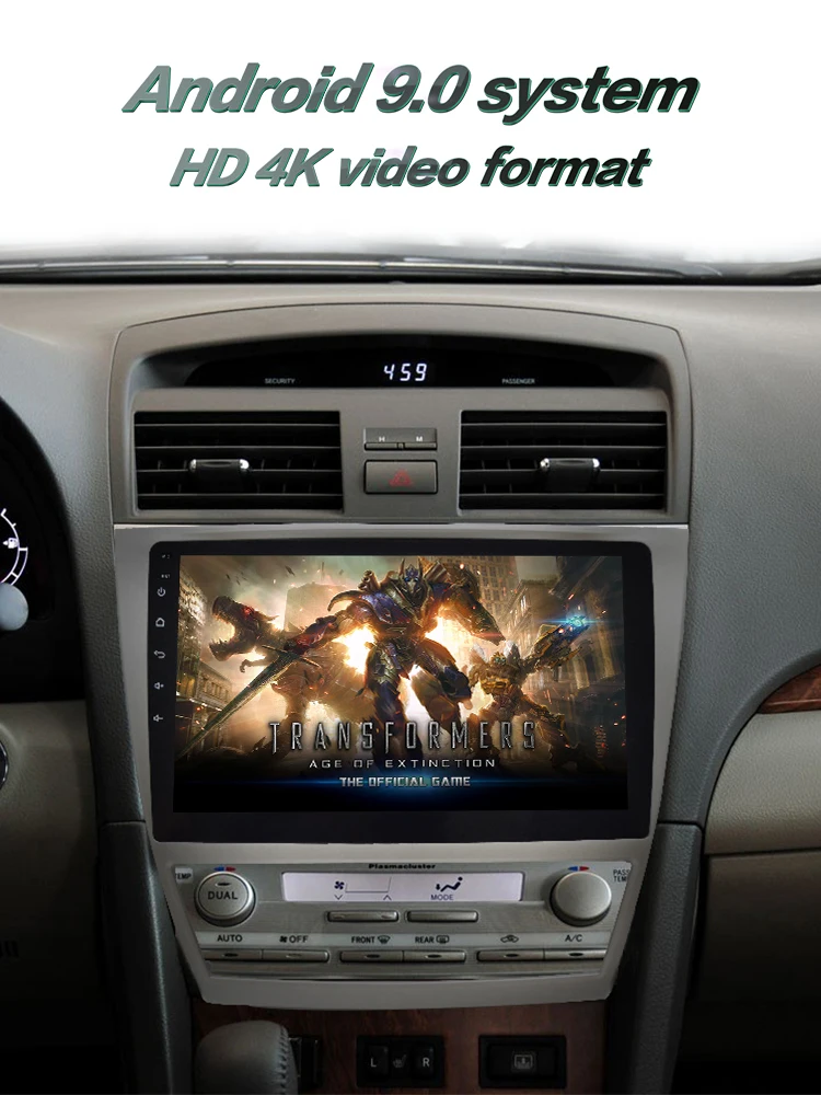 4G Lte Android 9,0 gps Мультимедийная навигационная система для Toyota Camry 2009-2011 лет автомобильный dvd-плеер Подушка подголовник радио