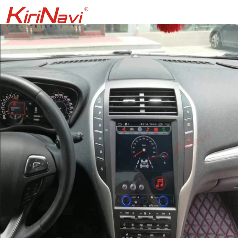 KiriNavi Tesla стиль вертикальный экран 10,4 ''Android 7,1 автомобильный Радио навигатор для Lincoln MKX MKZ автомобильный Dvd мультимедиа 2013
