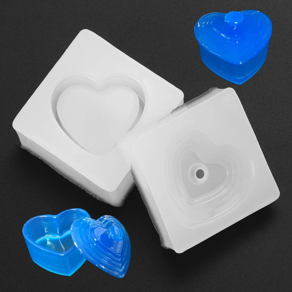 Форма для ювелирных украшений сделай сам из жидкого силикона квадратная мини