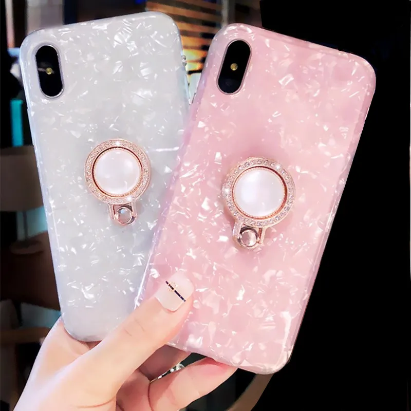 Роскошный чехол со стразами для Huawei Mate 20 Pro 20Lite 10 9 8 S 7A кольцо-держатель бахрома