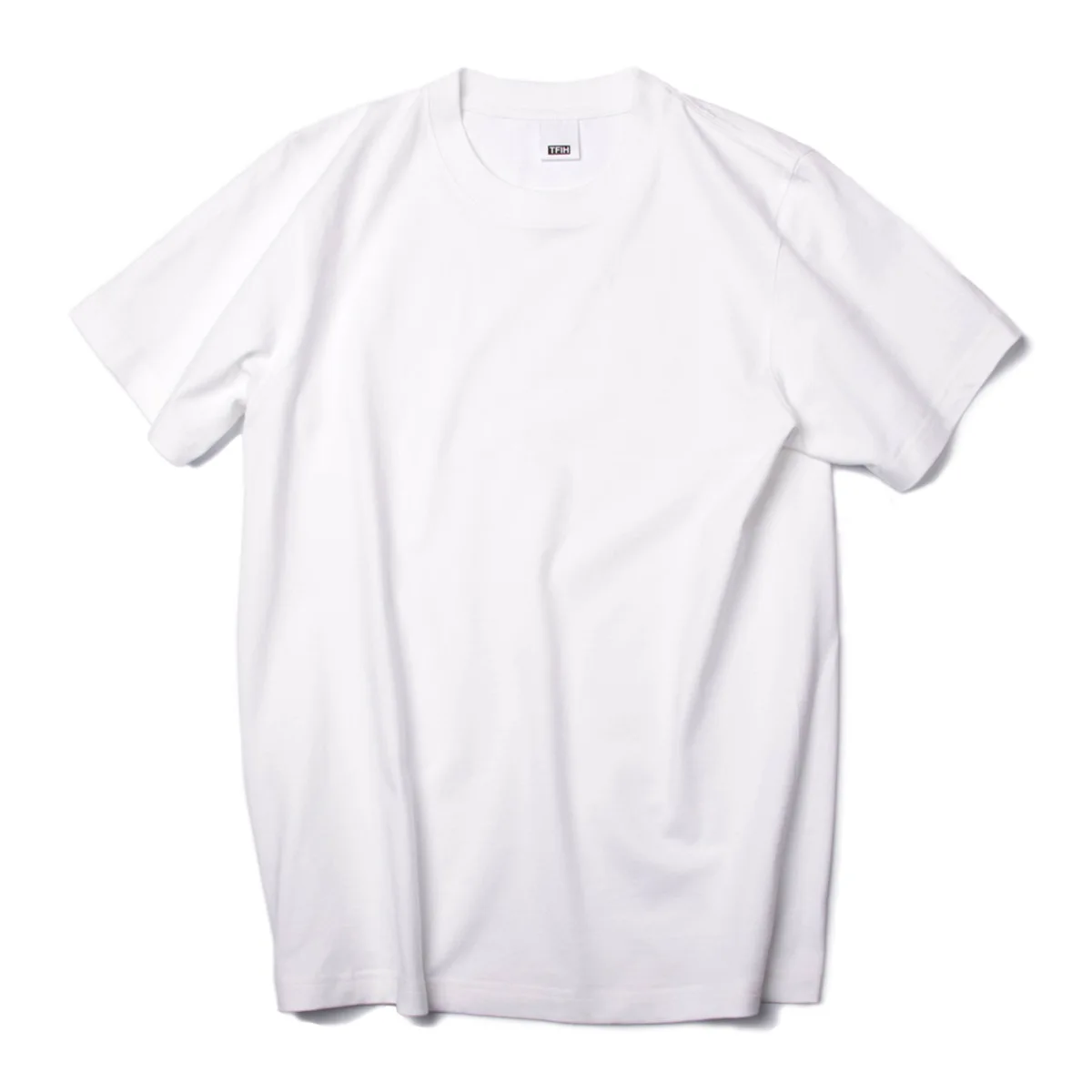 

2021 summer T-shirt solid color short-sleeved male couple loose and loose custom fashion brand