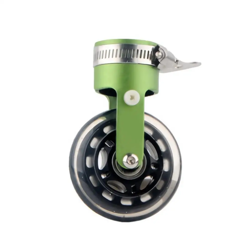 

Folding Bicycle Auxiliary Wheel Rolling Booster Aluminum Auxiliary Accessories Convenient Folding Alloy J1Y0