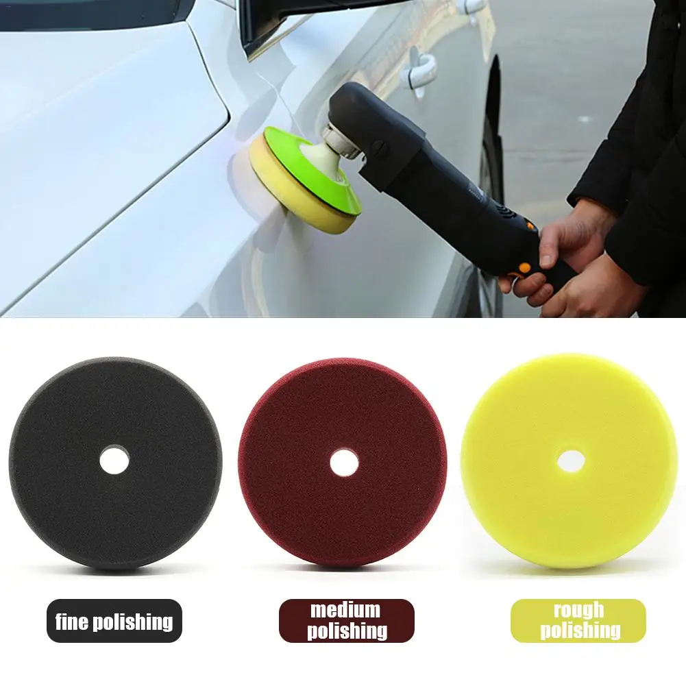 

Sponge Polishing Pad Car Waxing Buffing Polisher Pad Car Polisher BufferSponge Flat Sanding Pad Removes Scratches Drill 6 Inch