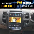 Автомобильный мультимедийный плеер с Bluetooth-экраном, Android 9, GPS-навигацией для Toyota Fortuner Hilux 2012, 12,1 дюймов, головное устройство Tesla Carplay