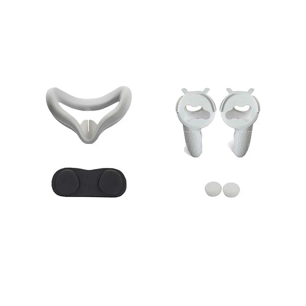 

Маска для лица, контроллер, ручка, защитный рукав, крышка объектива Q, колпачки для большого пальца, наборы колпачков для Oculus Quest 2