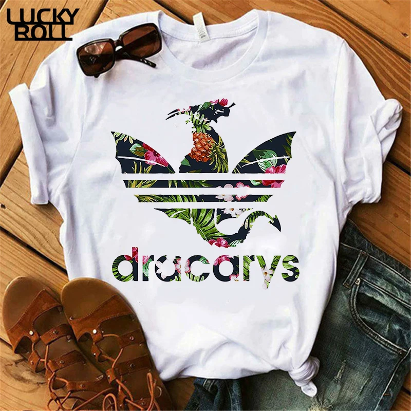 Игра престолов Dracarys футболка женская мать драконов рубашки женские s футболки король королева девушки друзья Mon подарок Тройник