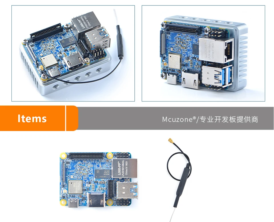 FriendlyELEC NanoPi NEO4 1 ГБ DDR3 с двумя камерами, процессор Rockchip RK3399 Встроенный Wi-Fi/BTmodule/портативный принтер печатает QR Ubuntu(убунту-операционная система для рабочего стола/CORE/Lubuntu 4,9