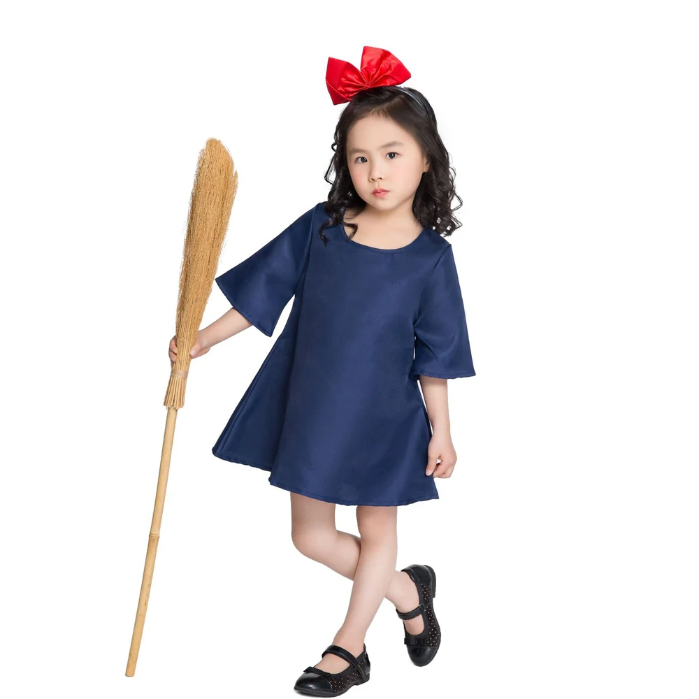 

Kids girl Kiki Delivery Service Cosplay Girls Magic Costume Janpan Anime Dress Cute Halloween Party Costumes