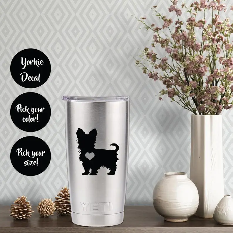 

Yorkie Vinyl Decal