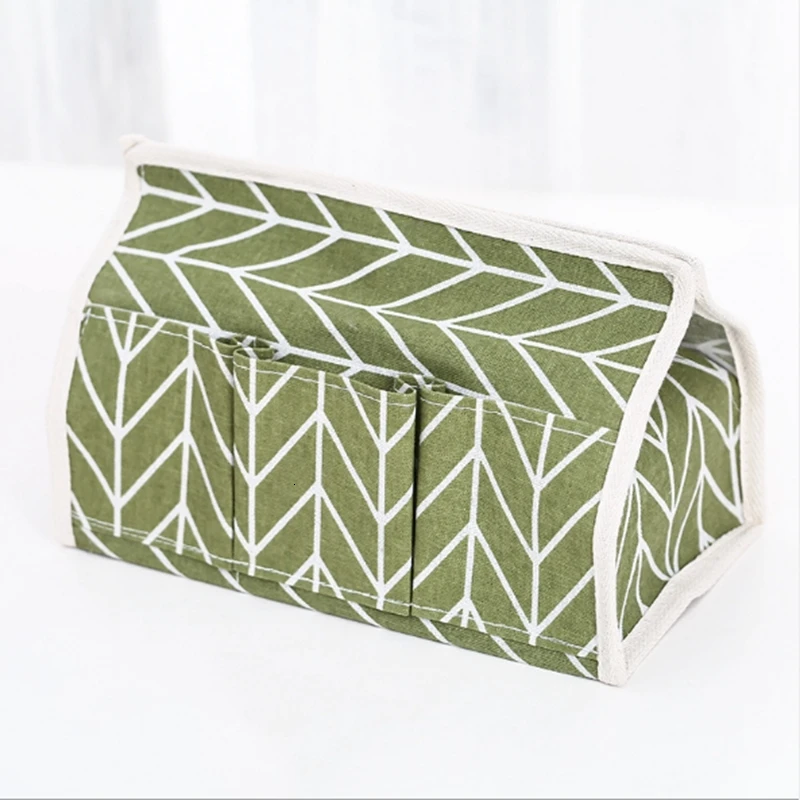 Из хлопка и льна Бумага Полотенца сумка коробка сад ветер мульти-функциональный