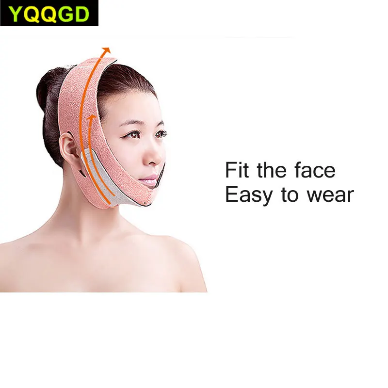 1 шт. Портативный Массаж подтяжка лица Пояс эластичный против морщин Facail для