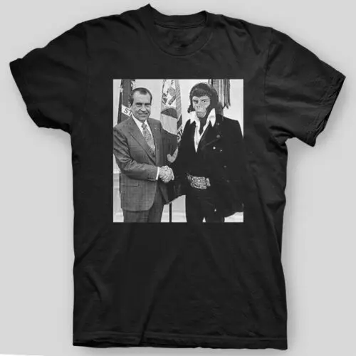 Ричард никсонов Элвис Ape Планета обезьян в футболка King Новинка 2019 стиле хип хоп