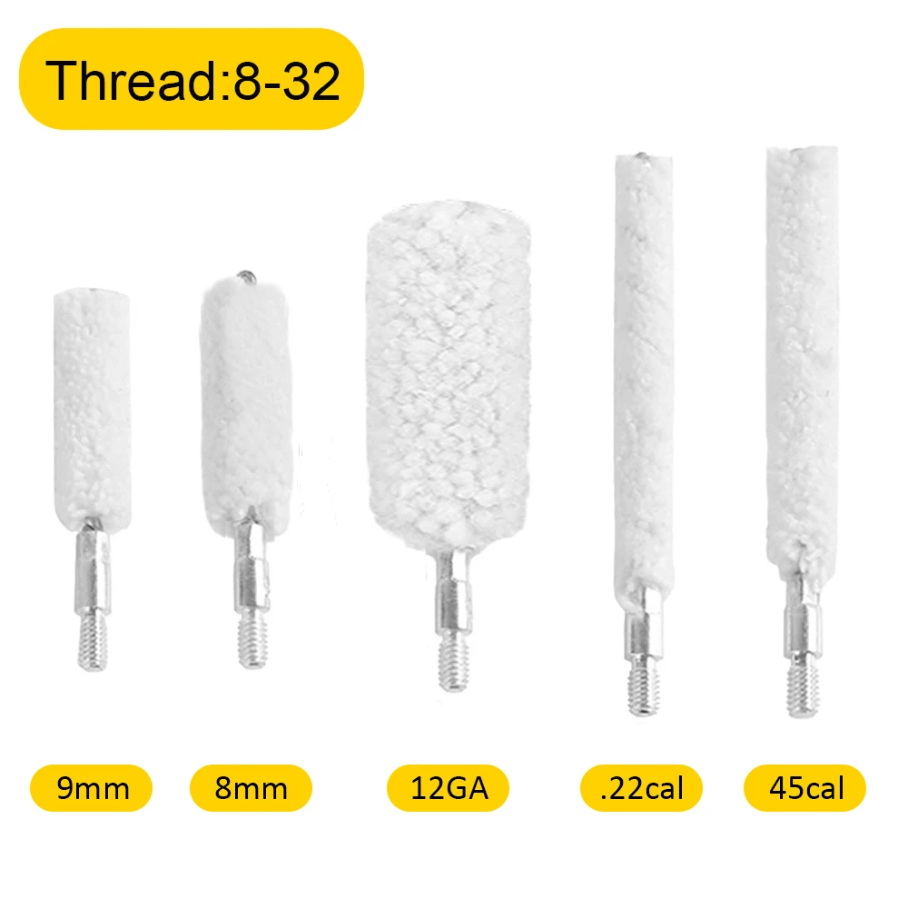 Набор кистей для швабры с отверстием пистолета 5 шт. 9 мм 12 га 30 300 калибра 22 45