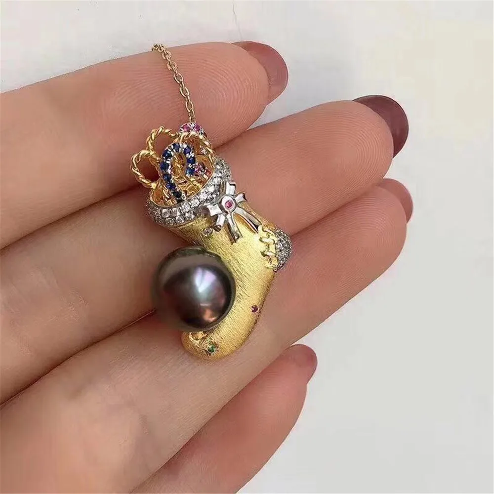 

S925 Sterling Silver Screw Eye Pin Bail Top Drilled Beads End Cap For DIY Pearl Charm Pendant Connectors Jewelry Making