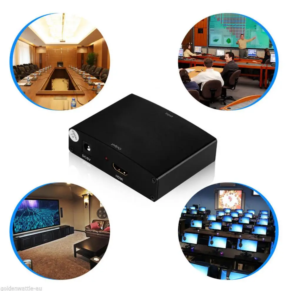 DigiYes 1 шт. портативный 5 Вт RCA гнездовой Компонентный видео YPbpr RGB и R/L аудио к HDMI HDTV
