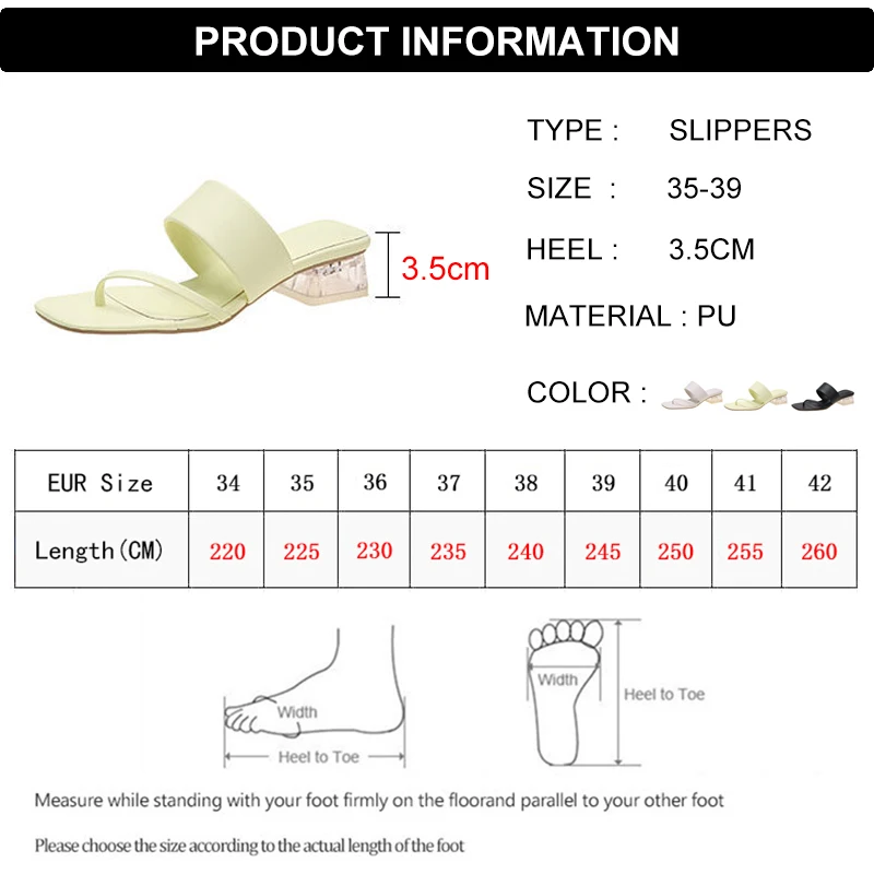 Rimocy/прозрачные вьетнамки на толстом каблуке с открытым носком Женские