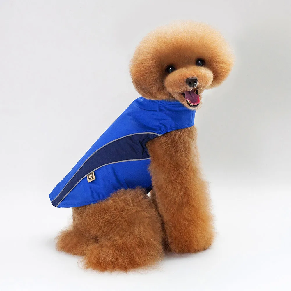 Autumn winter dog clothes warm windproof coats jacket puppy sweatshirt solid clothing for small medium dogs Yorkshire Chihuahua