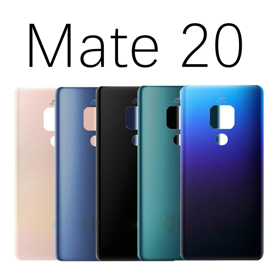 Заднее стекло для Huawei Mate 20 Pro задняя крышка батарейного отсека Mate20 панель чехол Lite