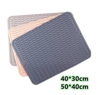 large multifuctional silicone drying mats heat insulation pot holder protector dish cups draining pad table rug placemat tray
