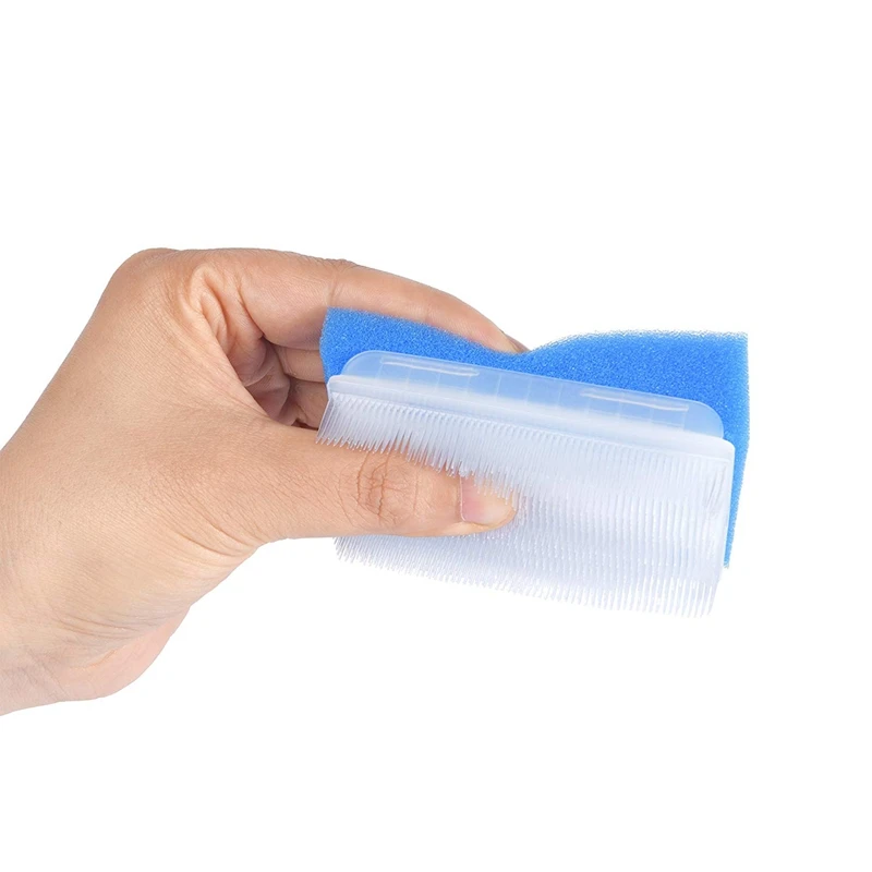 Детская губка для ванны (6 шт.) мягкая с колпачком щетка тела волос и кожи головы