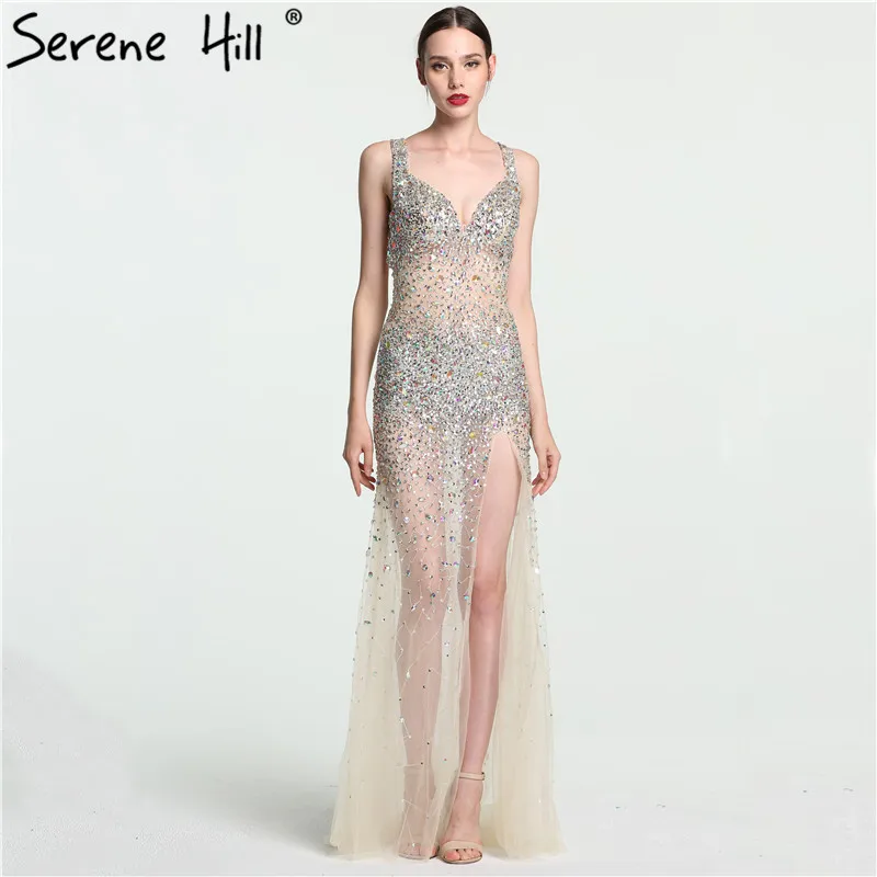 Соблазнительные прозрачные длинные платья для выпускного вечера с разрезом