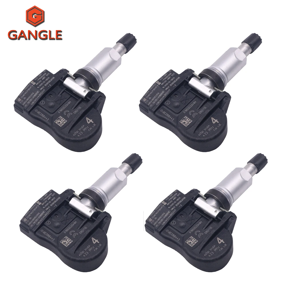 

4PCS 407003VU0A 433MHz For NISSAN NOTE QASHQAI TIIDA HATCHBACK X-T RENAULT ESPACE V KOLEOS Tire Pressure 40700-3VU0A