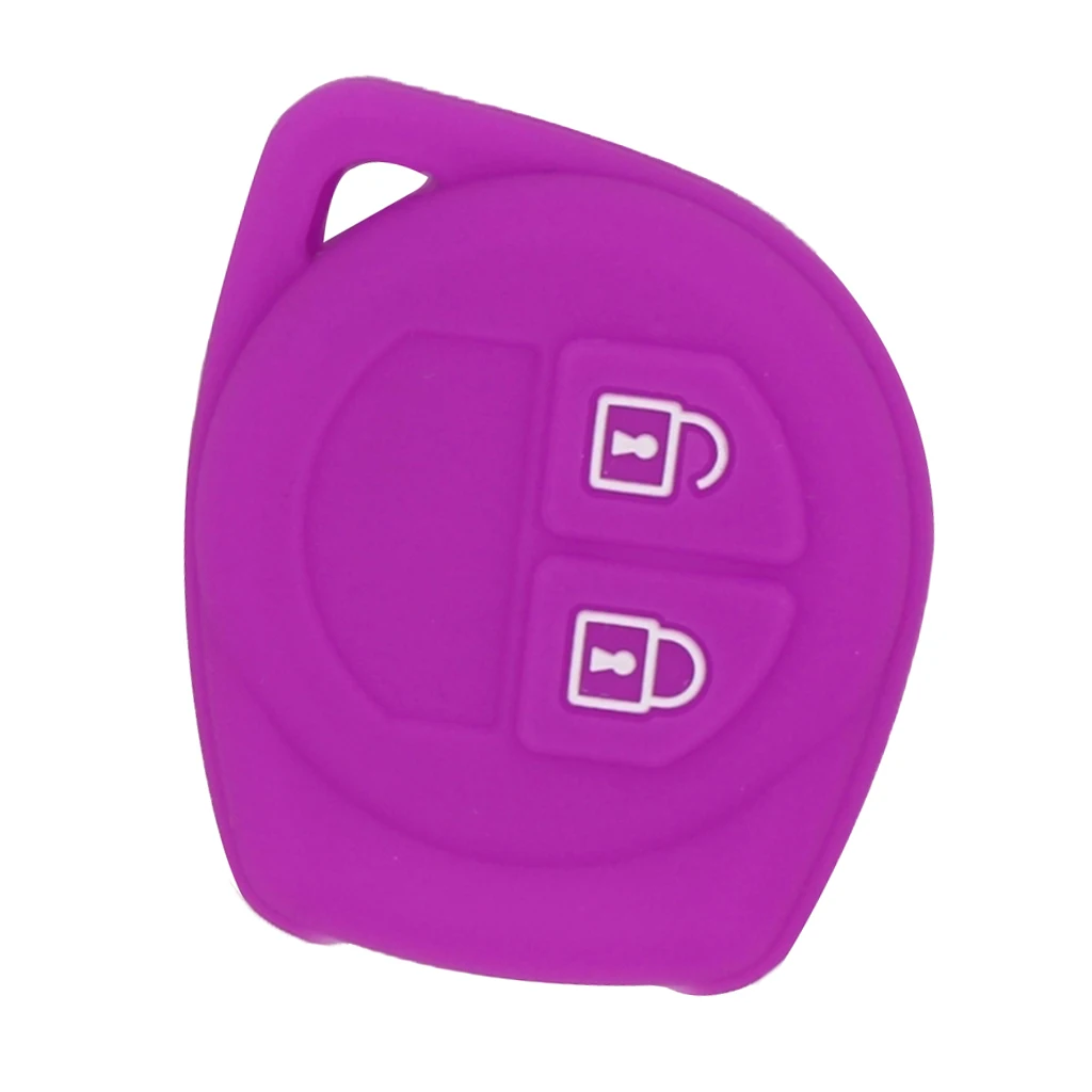 Silicone Protective Key Fob Case Cover Keyless Jacket Protector Holder Purple | Автомобили и мотоциклы