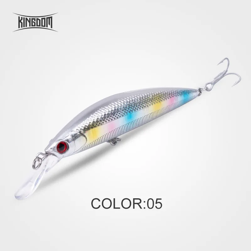 Color 05 Kingdom Fishing приманки Джеркбейт гольян воблеры 90 мм 11 г/26 г жесткая пластиковая наживка губы для морской воды пять цветов модель 3529 - Цвет: Color 05