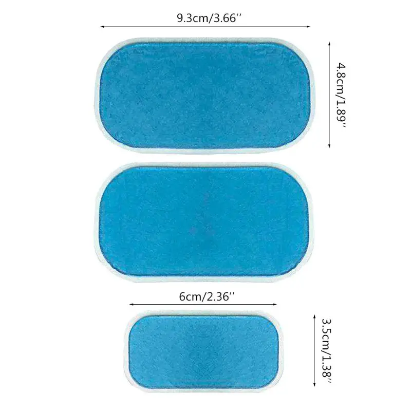 

15pcs Buttocks Muscle Hydrogel Sticker Stimulator Training Replacement Gel Sheet Pads ABS EMS Hip Muscle Stimulator Gel Training