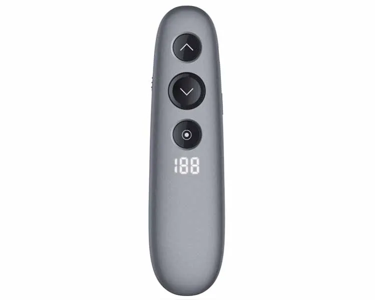 H100 Bright gray AVATTO H100 прожектор Беспроводной Presenter пульт дистанционного управления с воздушный Мышь, TF карта, PPT лазерная указка Powerpoint презентация для конференц-зала - Цвет: H100 Bright gray