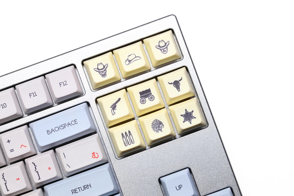 west world 12 key cowboy pbt dye sub keycap xda profile for mechanical keyboard xd64 gh60 87 tkl 104 108 ansi xd96 xd84 jj40 50 free global shipping