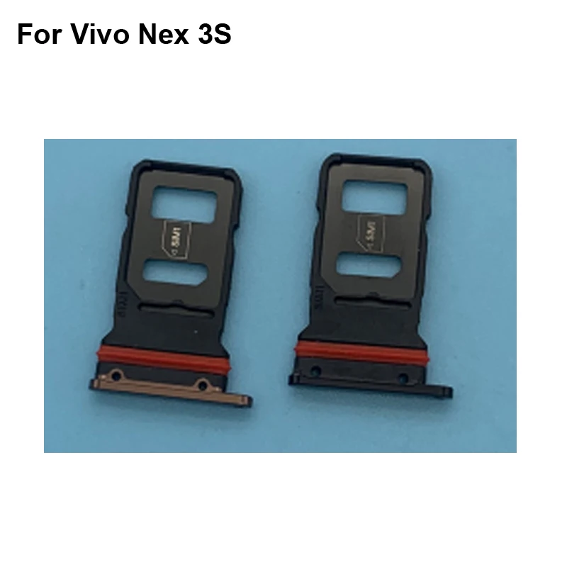 

2PCS For Vivo Nex 3S New Tested Good Sim Card Holder Tray Card Slot For Vivo Nex 3 S Sim Card Holder Replacement Parts Nex3s