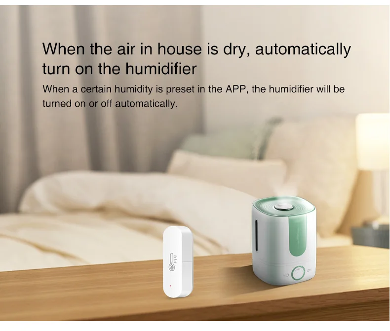 Смарт-датчик температуры и влажности Tuya Smart ZigBee 3 0 с приложением Life | Безопасность