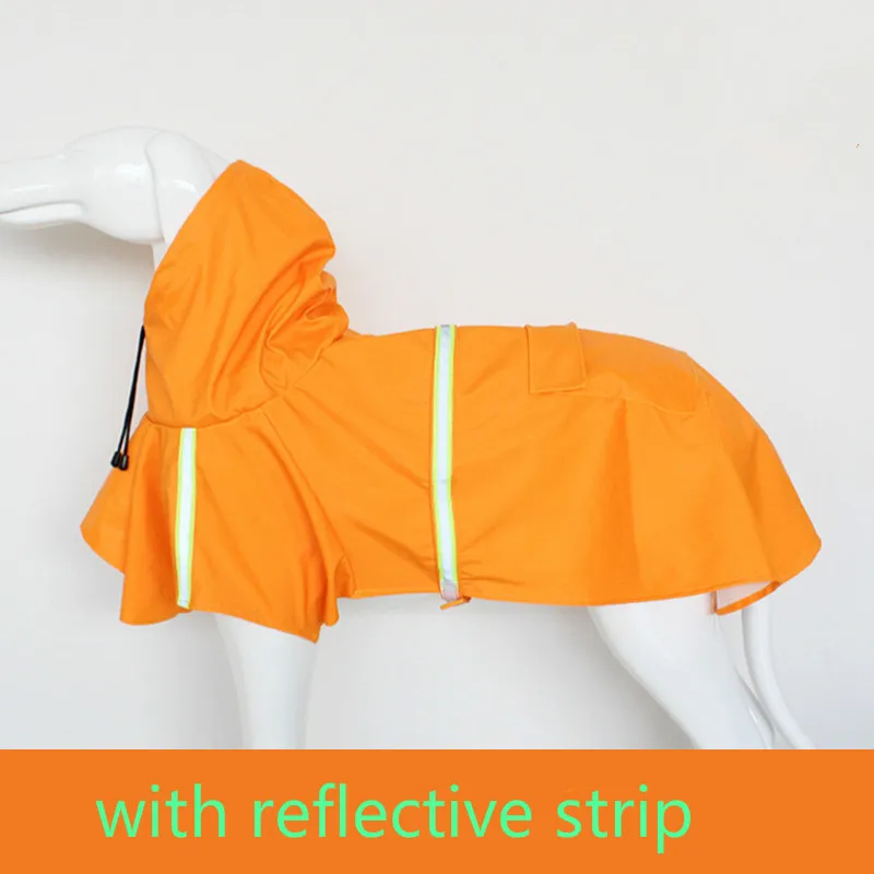 Дождевик для собак комбинезон одежда домашних животных дождевик с капюшоном