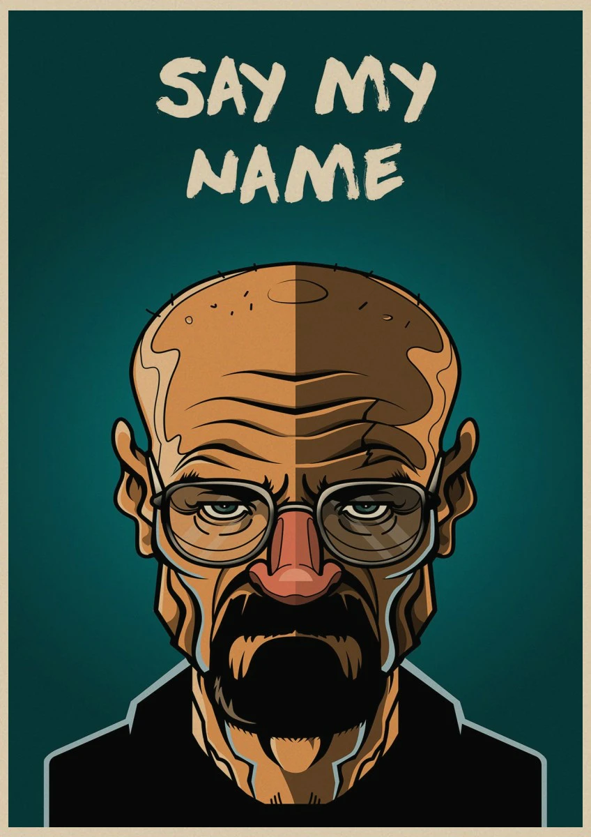 Breaking Bad movie ретро постер винтажный крафт бумага Ретро постеры Настенная Наклейка