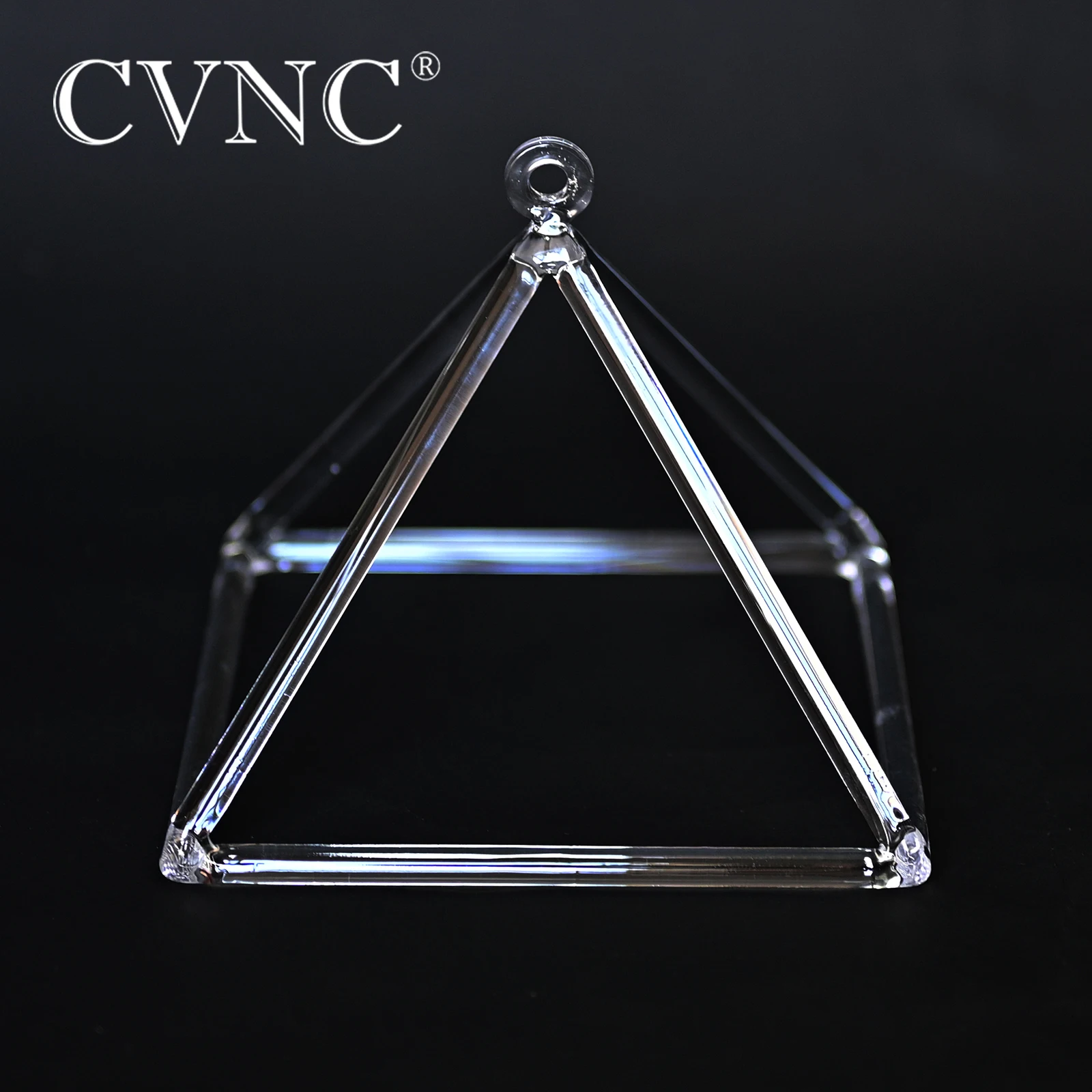 CVNC 4 дюймовый прозрачный кварцевый кристалл пение медитация Пирамида| |