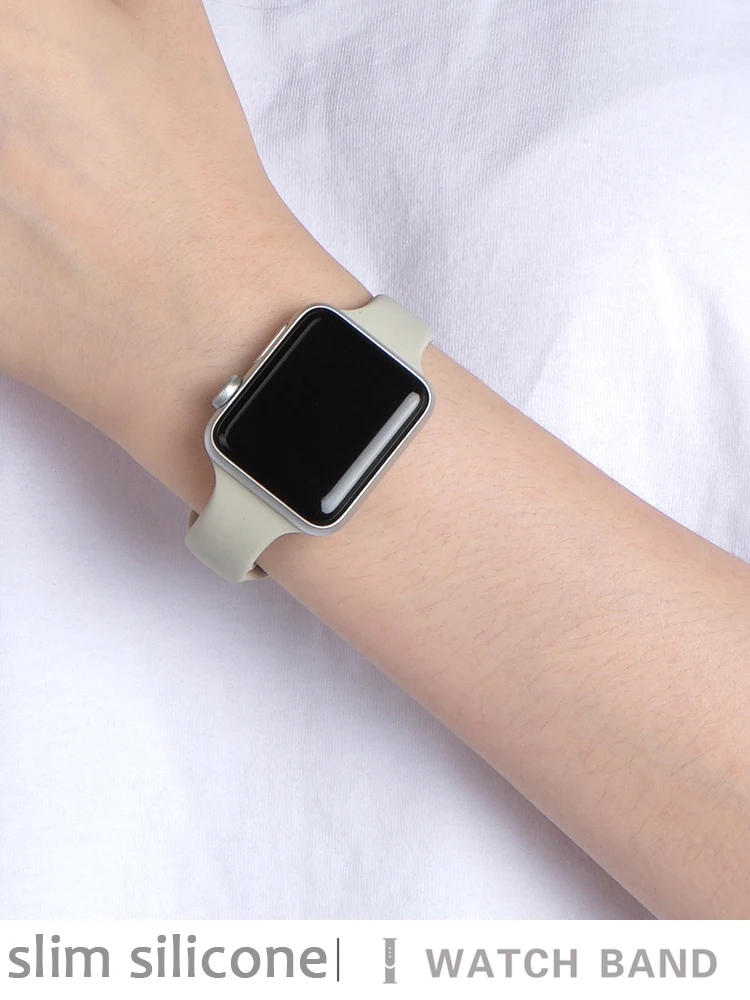 

Ремешок силиконовый для Apple watch band 40 мм 38 мм 42 мм 44 мм