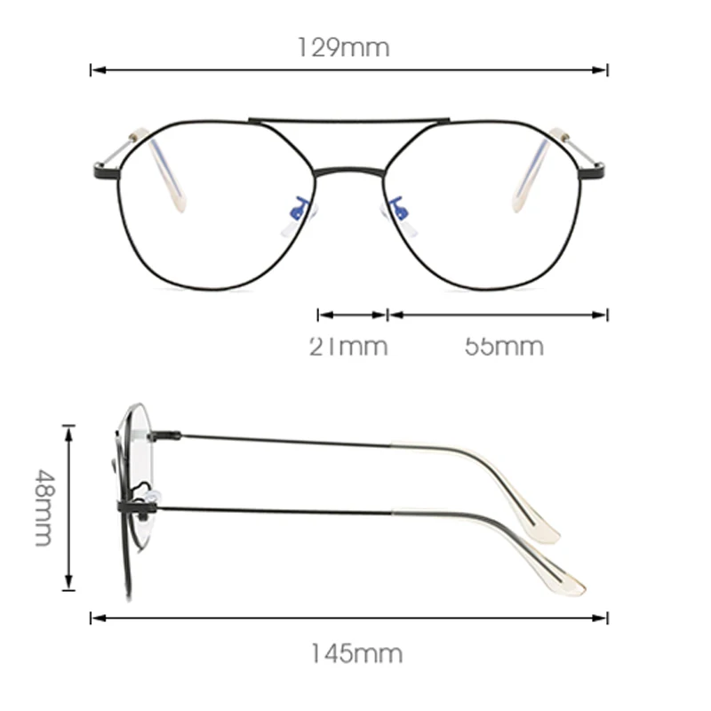 Оправа очки мужские и женские солнцезащитные Ретро стиль квадратные оптические