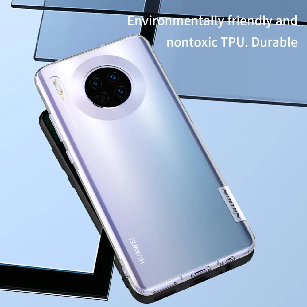 Для huawei mate 30 20 Pro чехол Nillkin TPU 0,6 мм тонкий прозрачный мягкий силиконовый чехол для телефона для huawei mate 30 20 Pro Чехол