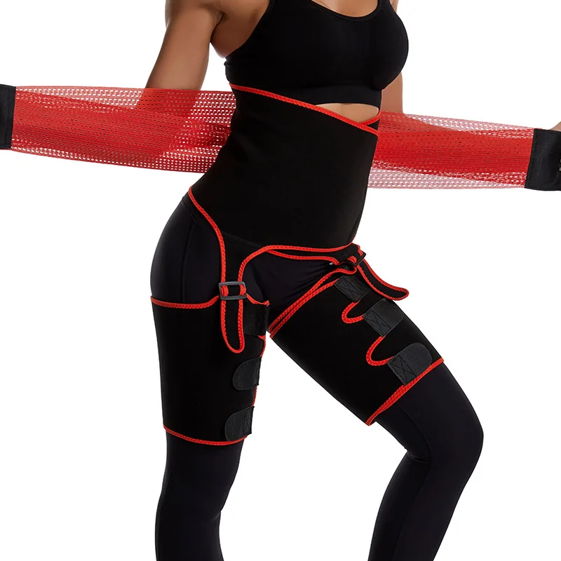 

In Stock Shapewear Waist Trainer Belt Women High Waist Body Shaper Leg Sweat Shapers Thigh Trimmers Adjustable Sauna Belt