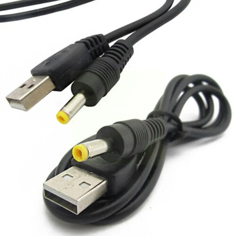 1 Pc 0.8m Cable Suitable for PSP 1000 2000 3000 USB Charging Cable USB To DC 4.0x1.7mm Plug 5V 1A Power Charging Cable T1X9