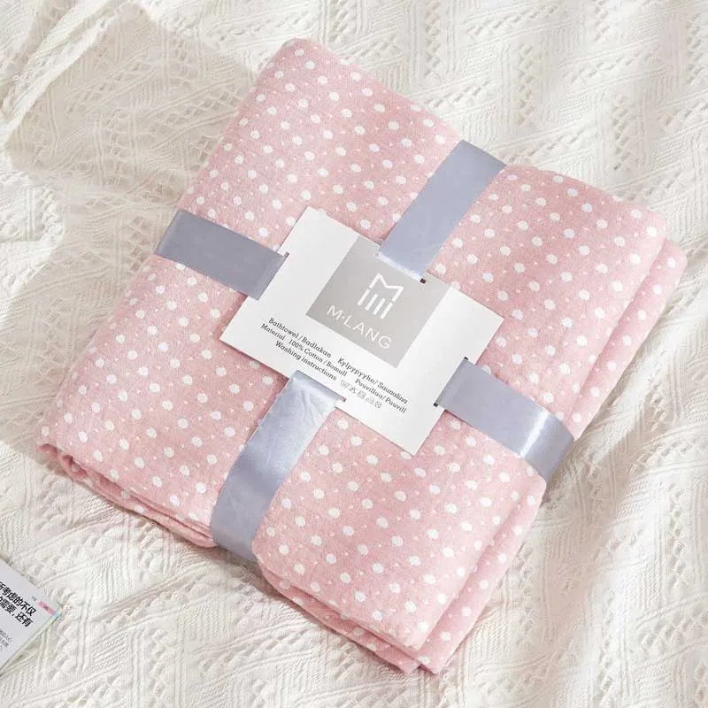 Pink B Хлопковое одеяло для кровати, дивана, полного размера королевы, легкое дышащее тепловое одеяло s, постельные принадлежности, покрывало для детей, взрослых, плед - Цвет: Pink B