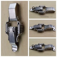 stainless steel double spring locking latch hasps chest toggle catch clasp box loaded hinges furniture hardware accessories