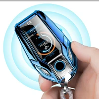 soft tpu remote display car key fob cover case cover holder shell keychain for bmw 5 6 7 series g30 g20 g06 x3 x4 x5 x6 x7 i8