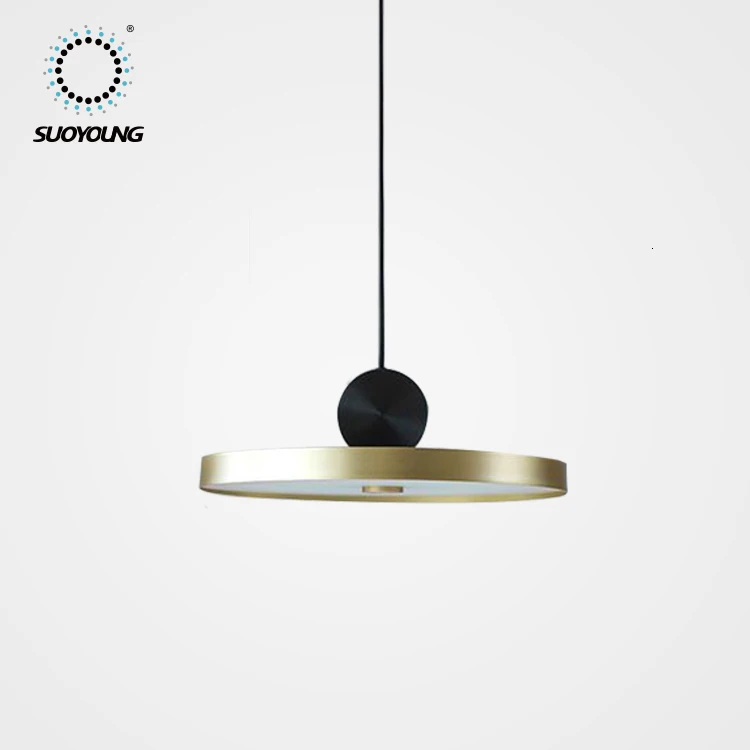 Светодиодный домашний Обеденная подвесной светильник золотой Цвет ресторан ing