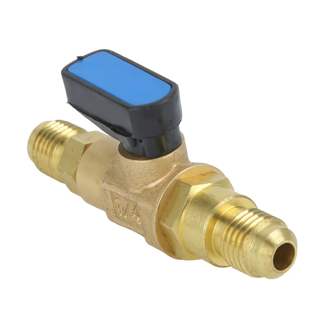 

1/4SAE Air Conditioning Refrigerator Tools Refrigerant Control Valve Fitting Adapter Fluorine Brefrigerant