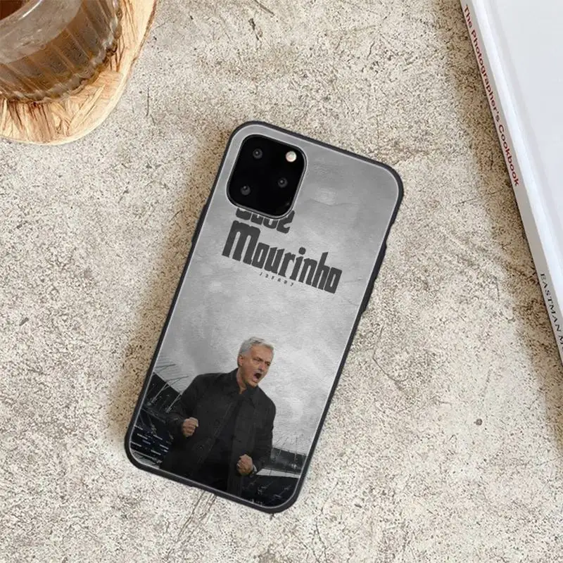 

Black Soft Silicone Mourinho Phone Case For Iphone 6 6s 7 8 Plus XR X XS XSmax 11 12 Pro Mini Max