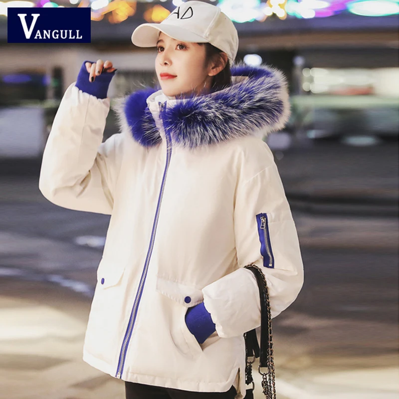 Зимняя женская парка длинное пальто куртка новинка 2018 плотные модная верхняя