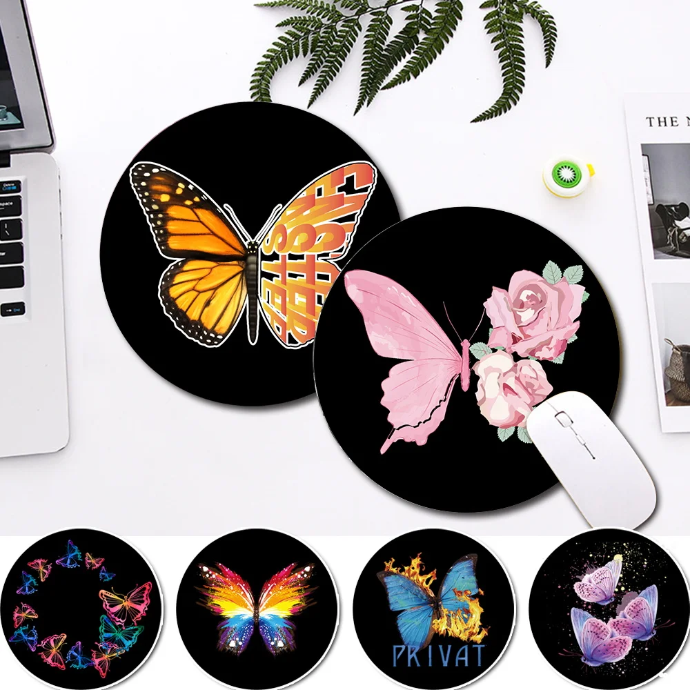 

Butterfly Print Mouse Pad Gaming Smooth Flexible Mouse Pads for Gaming Laptop Pc Mouse Mat High Quality Keyboard Pad Table Mat