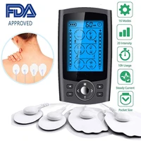24 modes health care full body massage electric ems muscle stimulator electrode tens unit pulse meridians physiotherapy machine